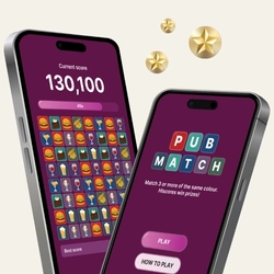 A banner promoting a Spin to Win Loyalty campaign for Hungry Horse.