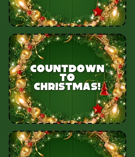 A banner promoting a digital Advent Caledar at Hungry Horse venues.