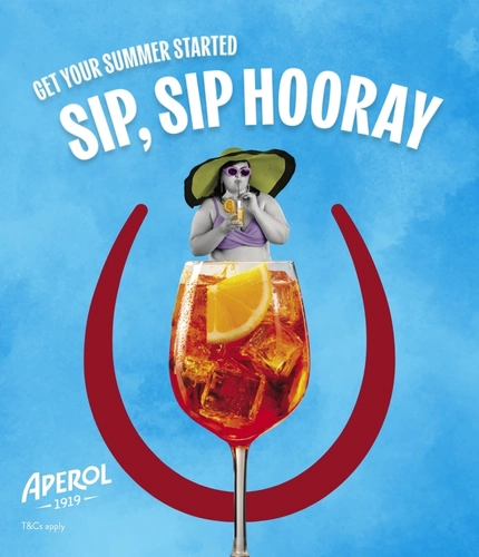 A banner promoting Summer Serves at Hungry Horse venues.